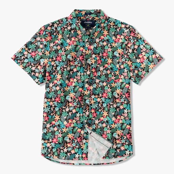 Chubbies Men's Full Button Down - The Bloomerang - Picture 1 of 2